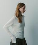 tシャツ リネンブレンド スキッパープルオーバ...の詳細画像3