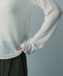 tシャツ リネンブレンド スキッパープルオーバ...の詳細画像5