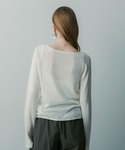 tシャツ リネンブレンド スキッパープルオーバ...の詳細画像2