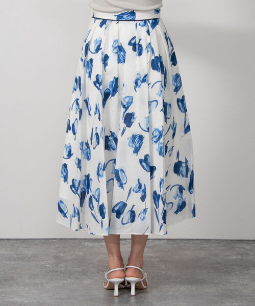 「NOLLEY'S Sophi」 フレアスカート 38 ホワイト系その他4 レディース_画像3