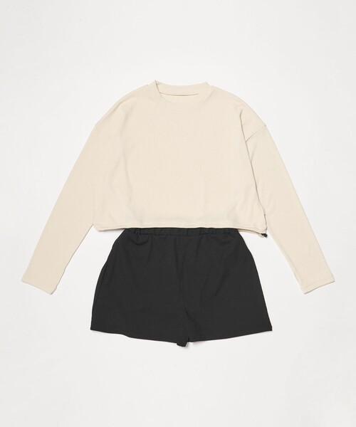 uvカット 水着 ラッシュガード 3セット/ 水着 / キッズ 140cm-150cm キッズ 子供 女の子の画像