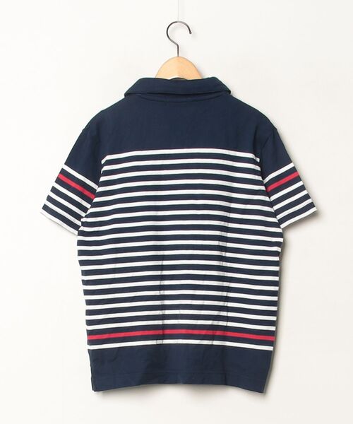 「Arvor Maree」 ボーダー柄半袖カットソー 2 ネイビー レディース_画像2
