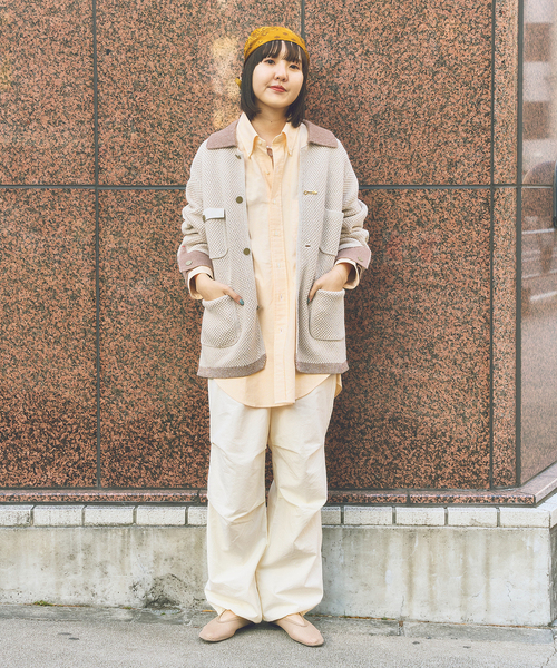 FRAMeWORK（フレームワーク） ワイドパンツ カーゴパンツ TOP KHAKI