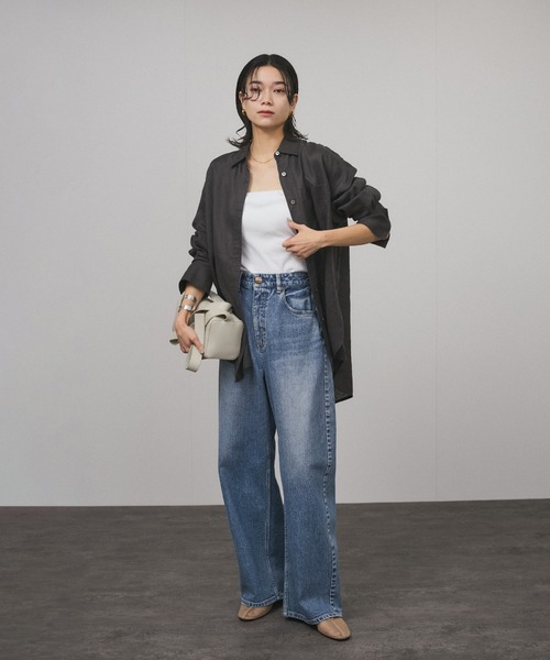 「RED CARD TOKYO」 デニムパンツ 24 ブラック系その他2 レディースの画像
