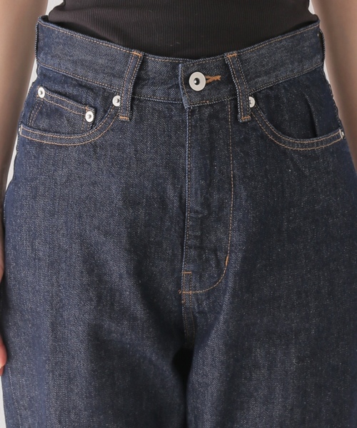 「SLOBE citron.」 デニムパンツ 38 ネイビー レディース_画像3