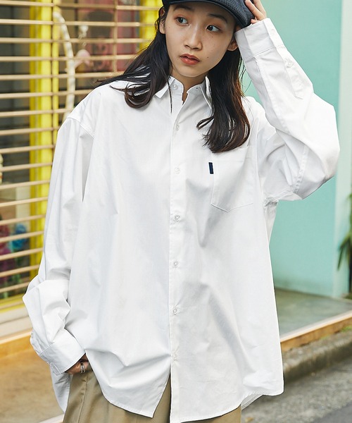 「MONO-MART」 長袖シャツ L ブルー系その他 メンズ_画像4