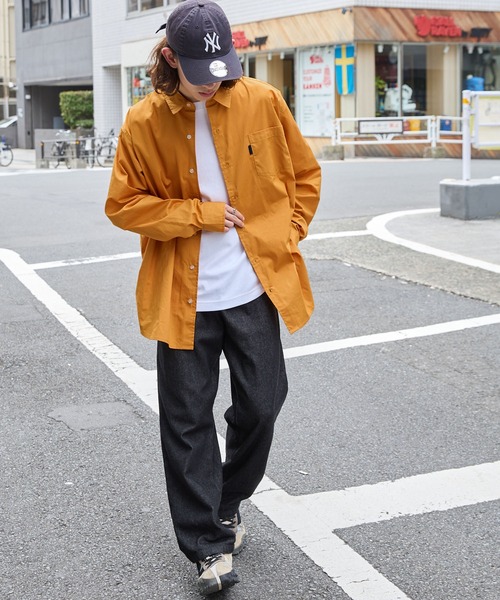 「MONO-MART」 長袖シャツ L ブルー系その他 メンズ_画像7