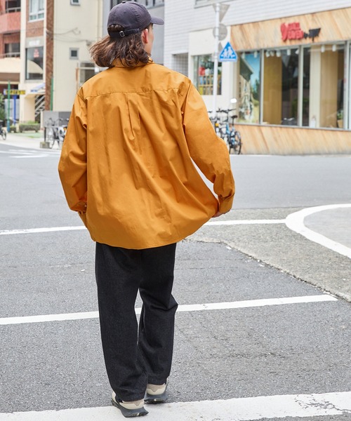 「MONO-MART」 長袖シャツ L ブルー系その他 メンズ_画像9