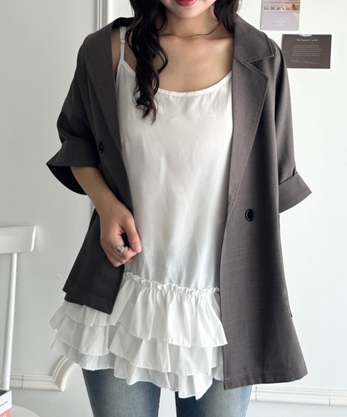 CLEA キャミソール 裾フリルキャミソール : ZOZOTOWN Yahoo!店 - 通販