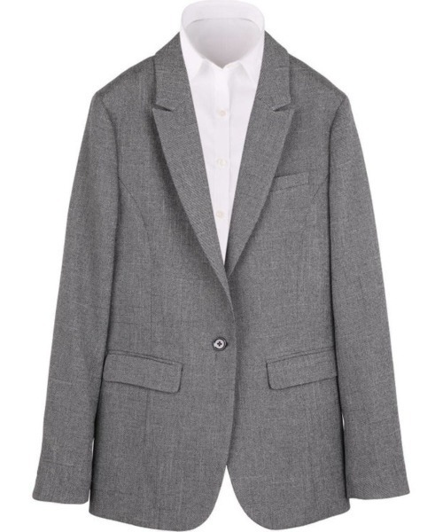「SUIT SELECT」 テーラードジャケット S ブラウン レディース_画像5