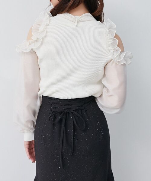 MAJESTIC LEGON（マジェスティックレゴン） ニット セーター リボン