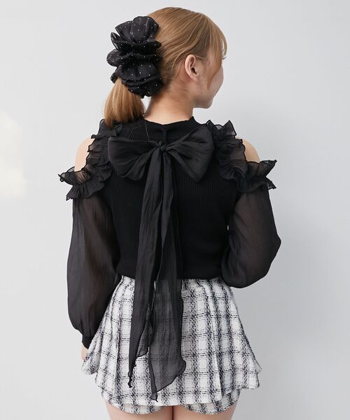 MAJESTIC LEGON（マジェスティックレゴン） ニット セーター リボン