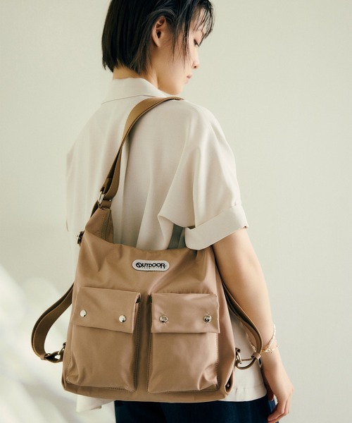 ショルダーバッグ バッグ 「OUTDOOR PRODUCTS」VIS別注マルチウェイショルダーバッグ/トートバッグ/リュック レディースの画像