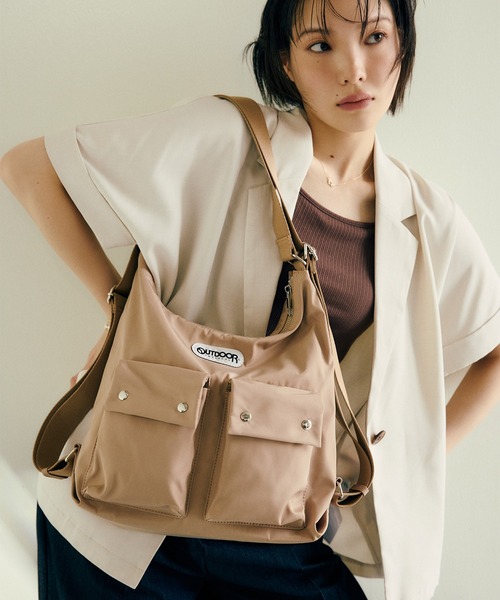 ショルダーバッグ バッグ 「OUTDOOR PRODUCTS」VIS別注マルチウェイショルダーバッグ/トートバッグ/リュック レディースの画像