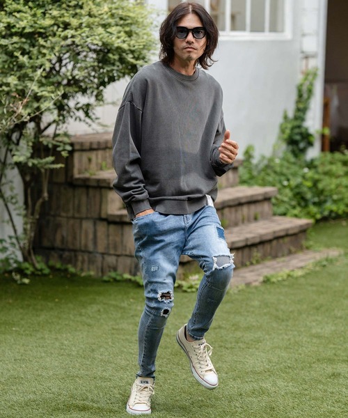 「CAMBIO」 デニムパンツ M ブラック メンズ_画像5