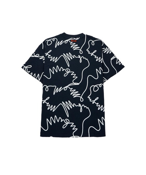 tシャツ MSGM KIDS One Stroke 刺繍ロゴTシャツ キッズ 子供服 男の子 