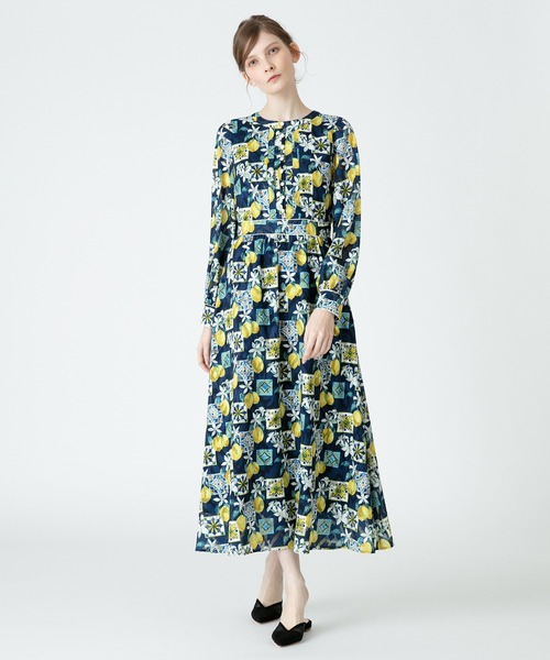 「LOULOU WILLOUGHBY」 長袖ワンピース 2 アイボリー レディース_画像8