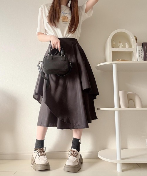 美品 DONNA KARAN COLLECTION アシンメトリーロングスカート Nana スカート アシンメトリースカート : ZOZOTOWN Yahoo!店 - 通販