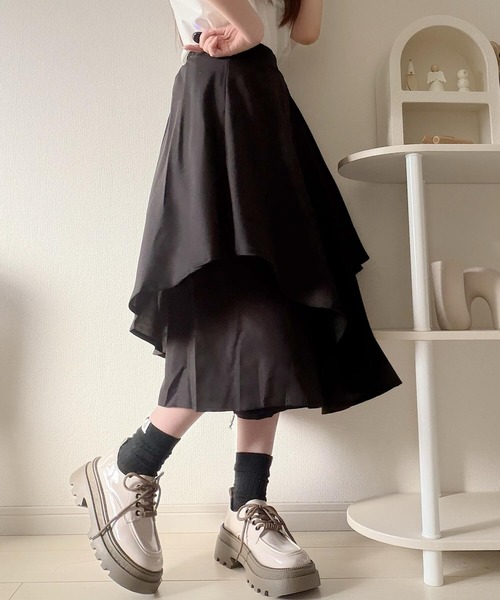 アシンメトリーフレアスカート Na+H Nana スカート アシンメトリースカート : ZOZOTOWN Yahoo!店 - 通販