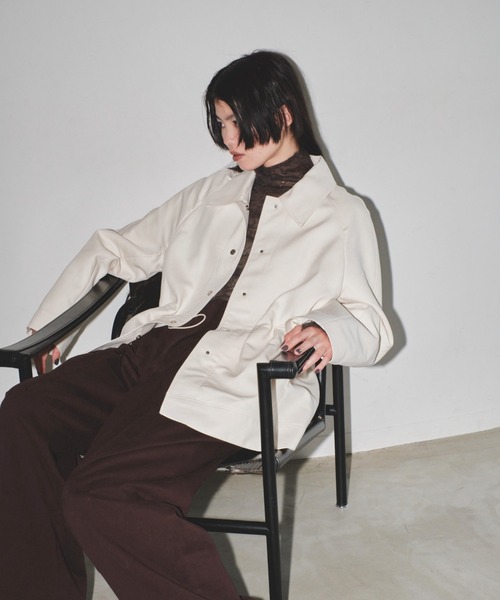 【新品未使用】Todayful Over Shoulder Jacket 36 TODAYFUL 「TODAYFUL」 ジャケット 36inch ホワイト レディース
