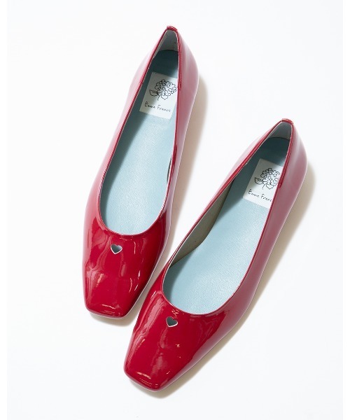 「Emma Francis」 フラットパンプス 25.0cm ブラック レディース_画像3