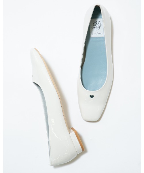 「Emma Francis」 フラットパンプス 25.0cm ブラック レディース_画像5