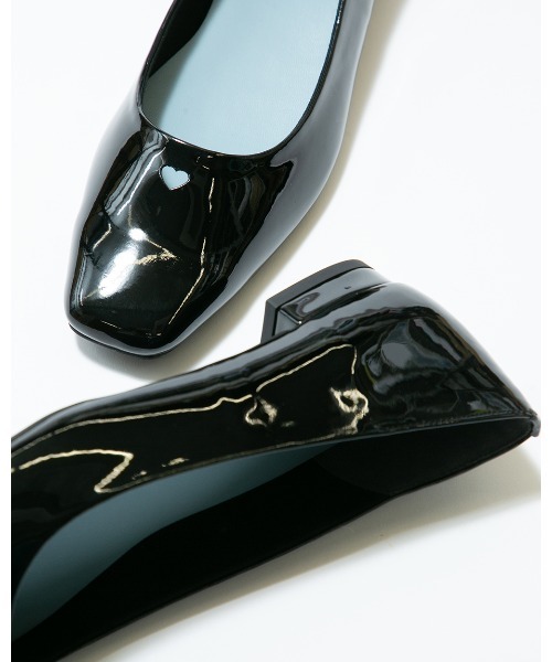 「Emma Francis」 フラットパンプス 25.0cm ブラック レディース_画像8