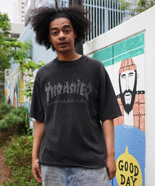 thrasher スラッシャー tシャツ L THRASHER（スラッシャー） tシャツ Thrasher/スラッシャー/「LHP別注