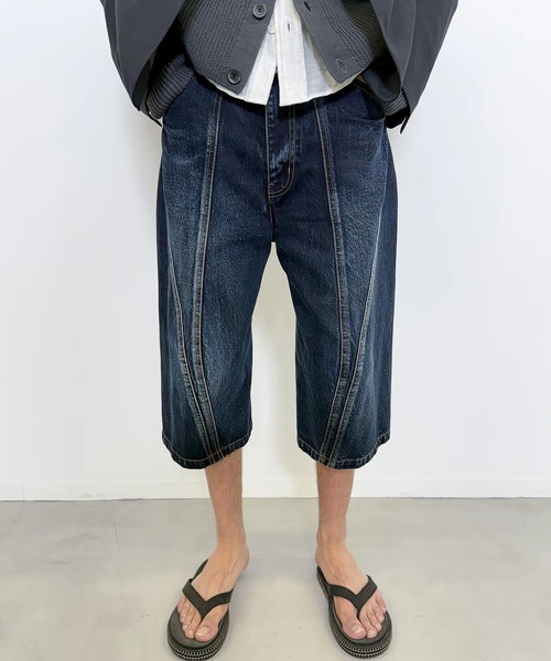 ジーンズ 3D TWISTED JORTS メンズの画像