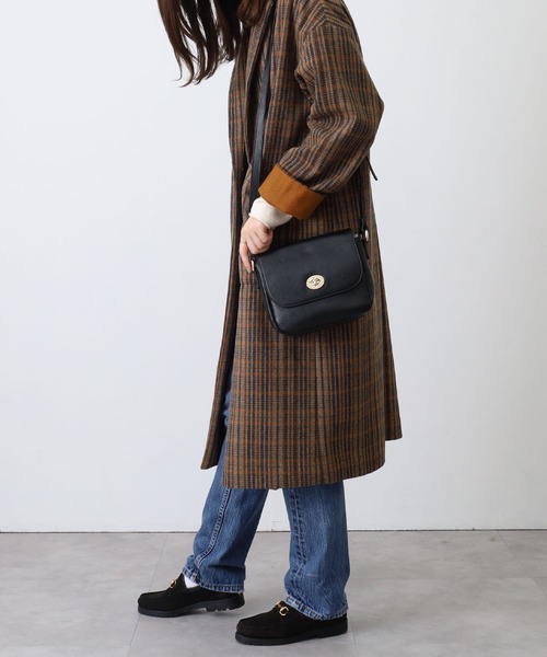 「COOCO」 ショルダーバッグ 9 ブラウン レディース_画像7