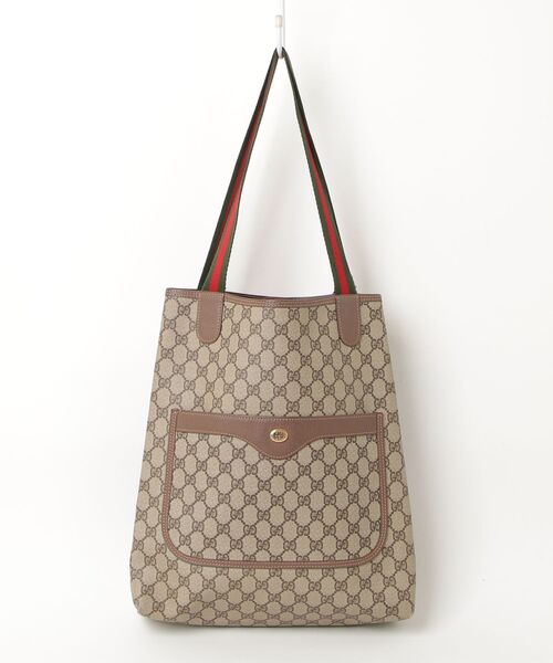 GUCCI（グッチ） シェリーライン GGプラス トートバッグ - ベージュ 