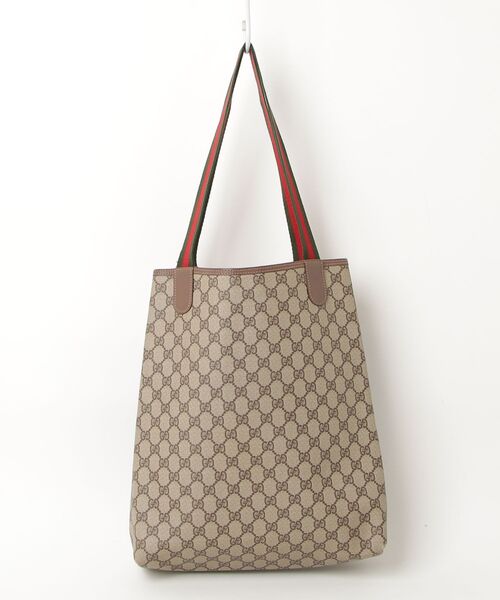 GUCCI（グッチ） シェリーライン GGプラス トートバッグ - ベージュ