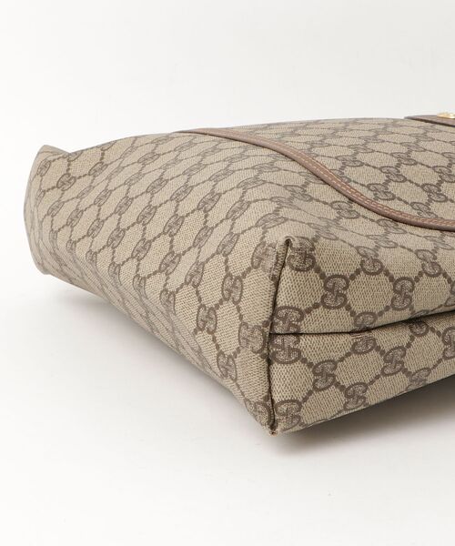 GUCCI plus トートバッグ GGスプリーム シェリーライン ベージュ GUCCI（グッチ） シェリーライン GGプラス トートバッグ - ベージュ