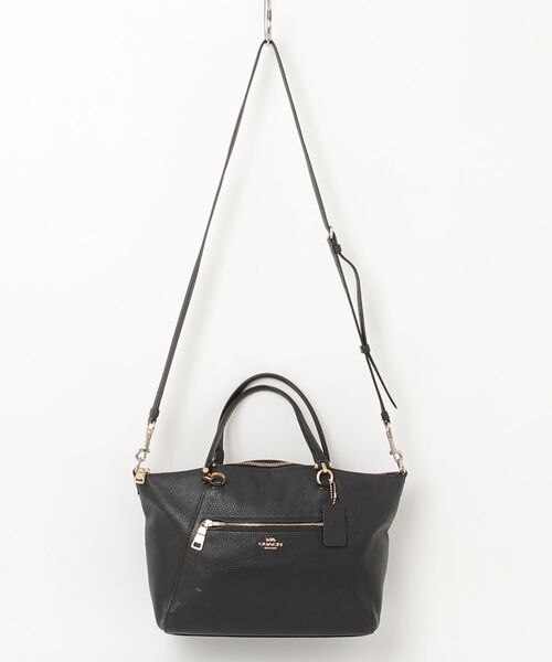 COACH（コーチ） ワンポイント2WAYバッグ - ブラック レディース