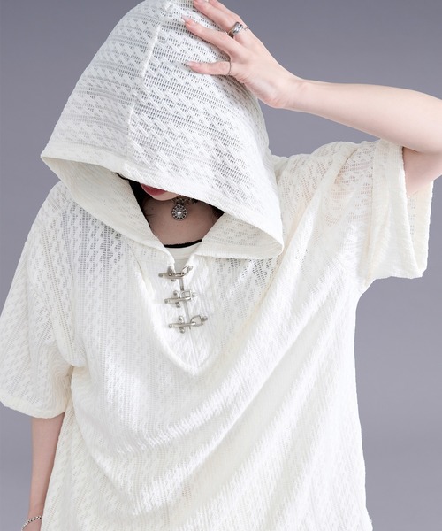 Ellno Loset（エルノロゼット） パーカー ファイヤーマンバックル