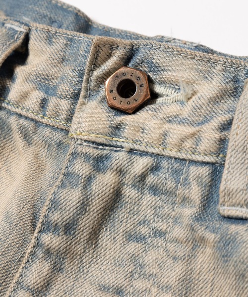 ジーンズ 「ROTOL/ロトル」TRIPLE SEAMS 6P DENIM WIDE DAMAGE メンズの画像