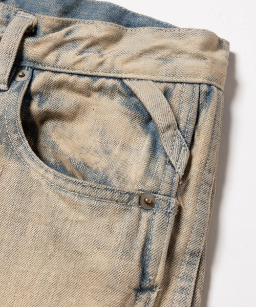 ジーンズ 「ROTOL/ロトル」TRIPLE SEAMS 6P DENIM WIDE DAMAGE メンズの画像