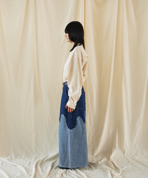 「Aphlotus」 デニムパンツ SMALL インディゴブルー メンズ_画像9