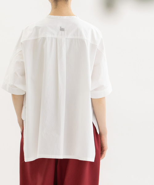「nop de nod」 半袖ブラウス M ダークブルー レディース_画像6