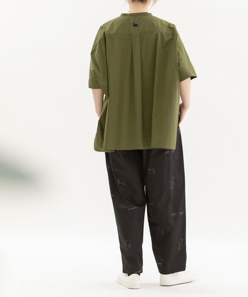 「nop de nod」 半袖ブラウス M ダークブルー レディース_画像8