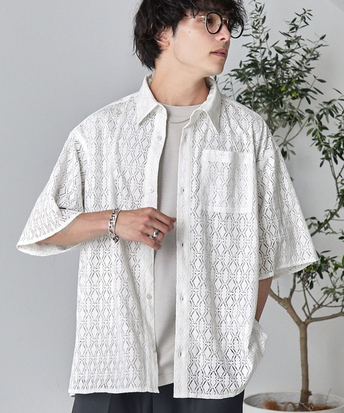 「MONO-MART」 半袖シャツ L ブラック メンズ_画像8