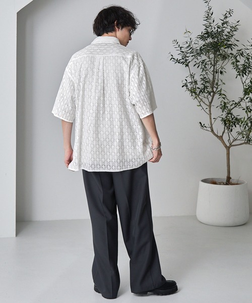 「MONO-MART」 半袖シャツ L ブラック メンズ_画像9