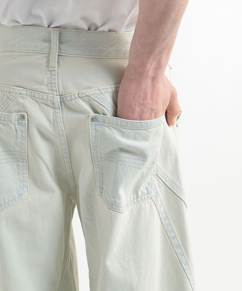 「HARE」 デニムパンツ SMALL ブラック メンズ_画像8