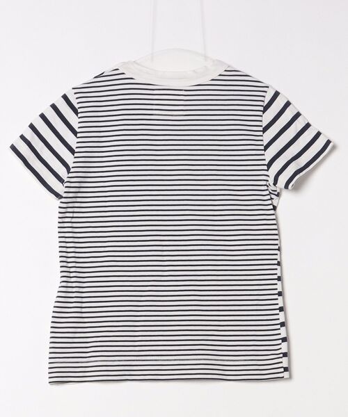 「Nigel Cabourn」 ボーダー柄半袖Tシャツ 8 ネイビー レディース_画像2