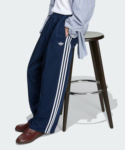 adidas（アディダス） ワイドパンツ パンツ BAGGY TRACK PANTS