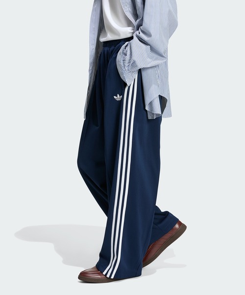 adidas（アディダス） ワイドパンツ パンツ BAGGY TRACK PANTS