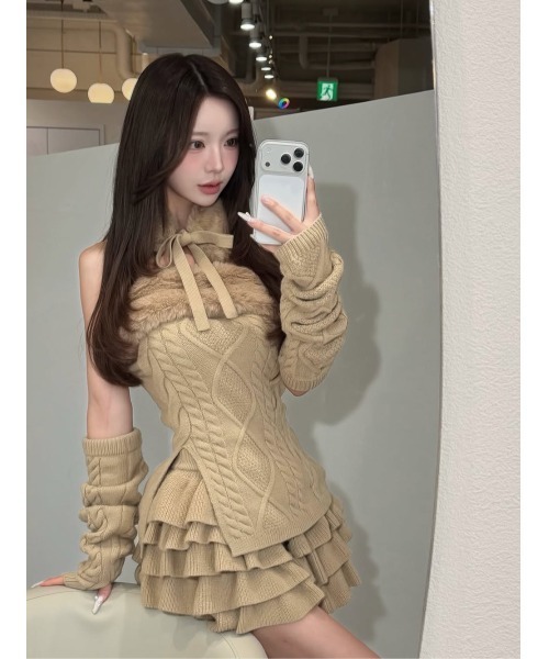 furfur ニットワンピのおすすめ人気商品一覧 通販 - Yahoo!ショッピング
