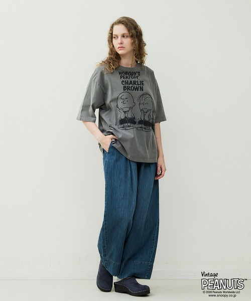 「Johnbull」 半袖Tシャツ「Vintage PEANUTSコラボ」 MEDIUM ホワイト メンズ_画像3