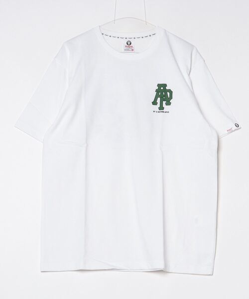 「AAPE BY A BATHING APE」 半袖Tシャツ LARGE ホワイト メンズ_画像2