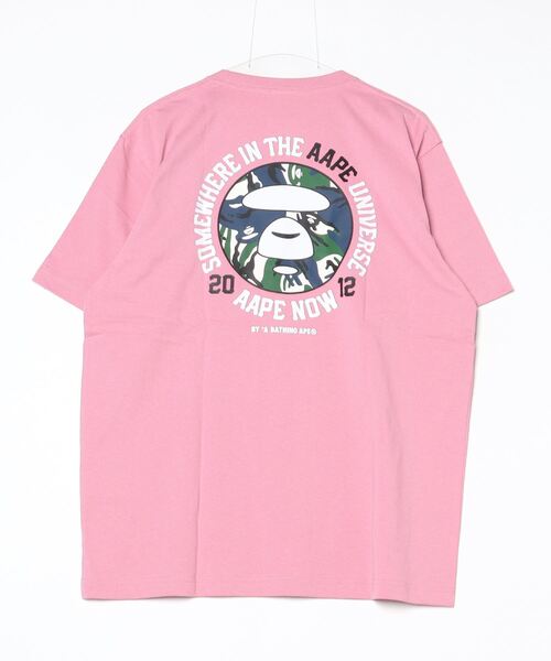 「AAPE BY A BATHING APE」 半袖Tシャツ LARGE ホワイト メンズ_画像3